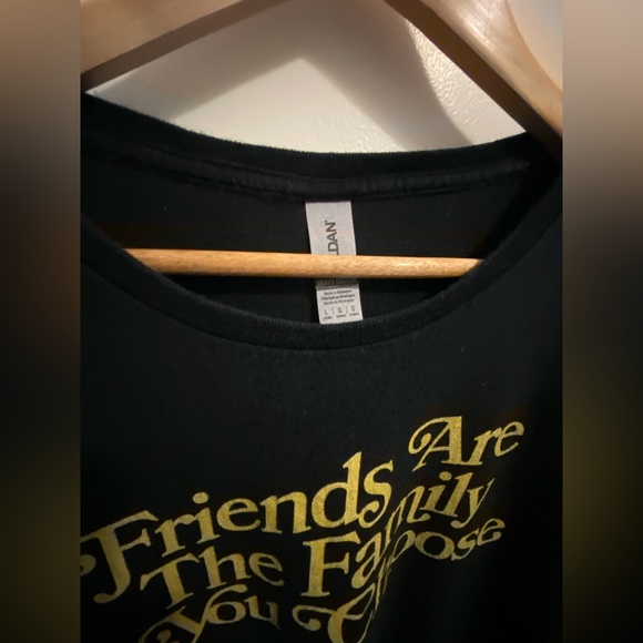 Unisex T-shirt, black with yellow lettering ….. men’s medium / women’s large. - Picture 2 of 3